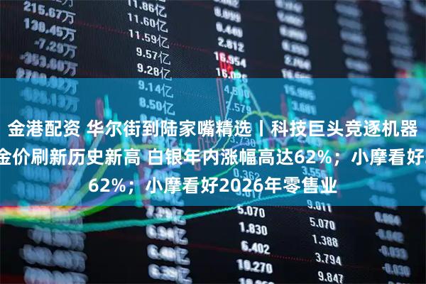 金港配资 华尔街到陆家嘴精选丨科技巨头竞逐机器人软件平台;金价刷新历史新高 白银年内涨幅高达62%;小摩看好2026年零售业